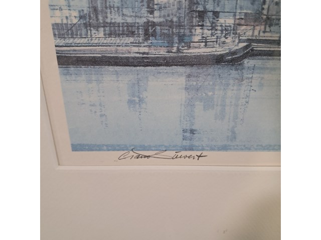 Afbeelding in lijst, h. buivert, rotterdam 64/100 - afbeelding 4 van  8