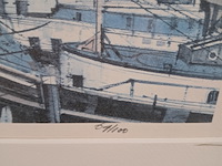 Afbeelding in lijst, h. buivert, rotterdam 64/100 - afbeelding 5 van  8