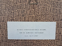 Afbeelding in lijst, h. buivert, rotterdam 64/100 - afbeelding 8 van  8