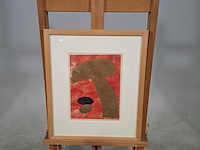 Afbeelding in lijst, herman stammeshaus, paddestoel 4/6, 1975