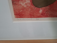 Afbeelding in lijst, herman stammeshaus, paddestoel 4/6, 1975 - afbeelding 7 van  9