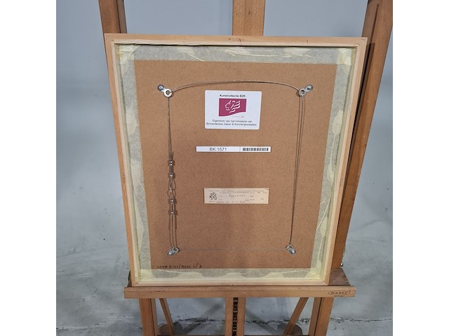 Afbeelding in lijst, herman stammeshaus, paddestoel 4/6, 1975 - afbeelding 8 van  9