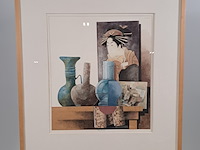 Afbeelding in lijst, het bezoek, 1990 - afbeelding 1 van  7