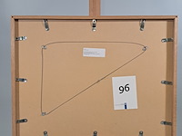 Afbeelding in lijst, hille kleinstra, schooljongens bezig met lei en griffel - afbeelding 5 van  6