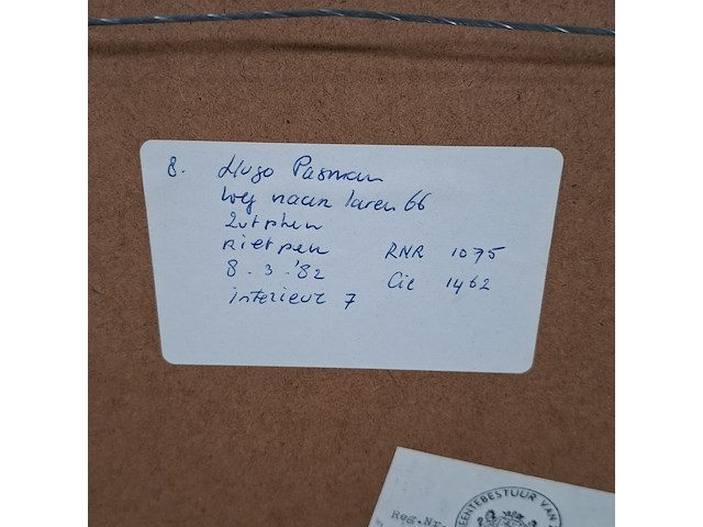 Afbeelding in lijst, hugo pasman, 1982 - afbeelding 9 van  9