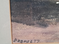 Afbeelding in lijst, j. a. beerse, boze fietser, 1977 - afbeelding 4 van  7