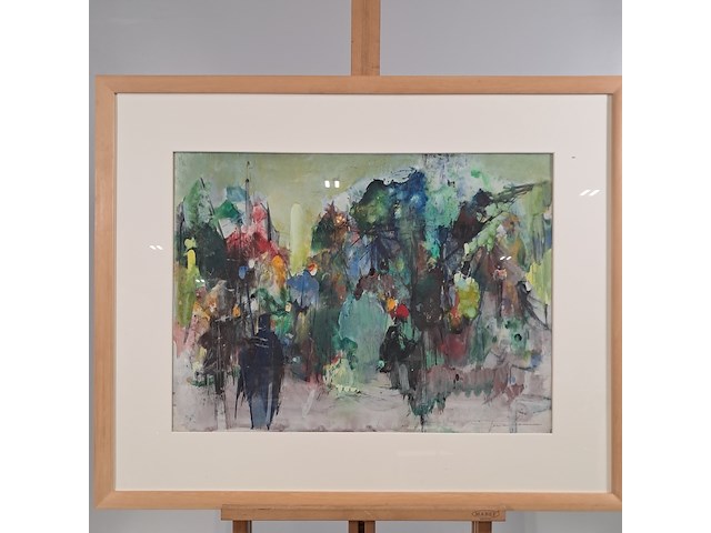 Afbeelding in lijst, j. de leeuw, 1-mei-71, 1971 - afbeelding 1 van  7