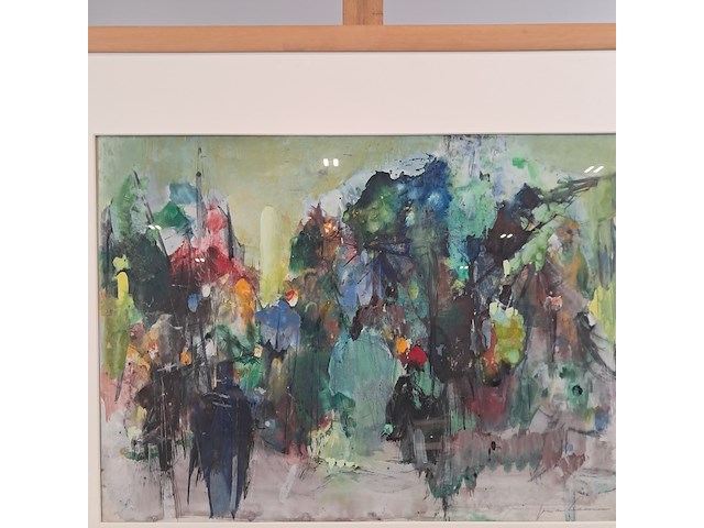 Afbeelding in lijst, j. de leeuw, 1-mei-71, 1971 - afbeelding 3 van  7