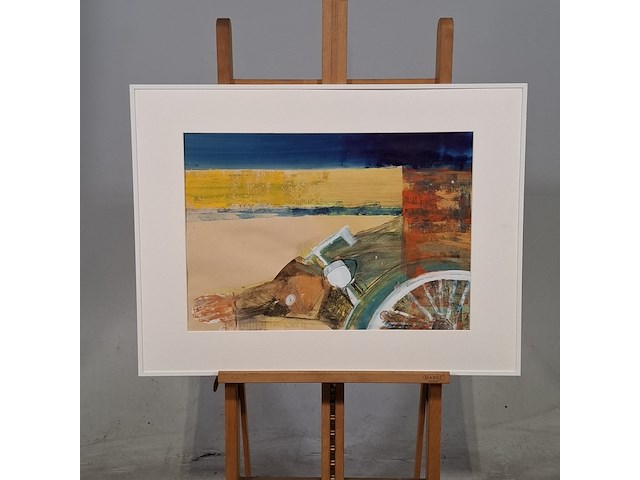 Afbeelding in lijst, j. stolke, fietsongeluk - afbeelding 1 van  8