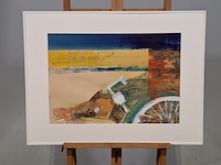 Afbeelding in lijst, j. stolke, fietsongeluk