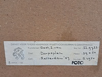 Afbeelding in lijst, j. van oost, dorpsplein, 1957 - afbeelding 8 van  8