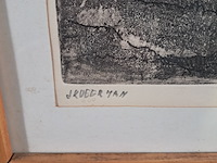 Afbeelding in lijst, j. veerman, boerderij, 1965 - afbeelding 5 van  10