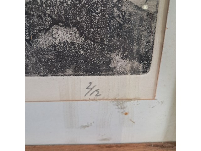 Afbeelding in lijst, j. veerman, boerderij, 1965 - afbeelding 7 van  10