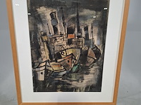 Afbeelding in lijst, j. visser, kleurhaven - afbeelding 1 van  7