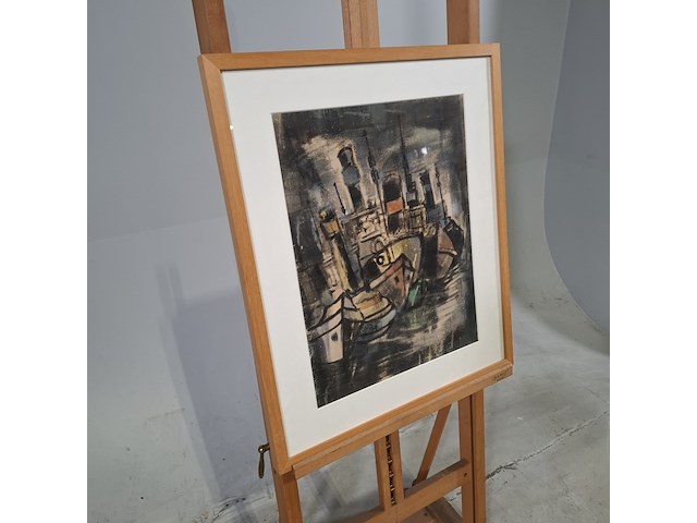 Afbeelding in lijst, j. visser, kleurhaven - afbeelding 2 van  7