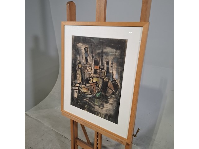 Afbeelding in lijst, j. visser, kleurhaven - afbeelding 3 van  7