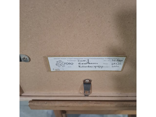Afbeelding in lijst, j. visser, kleurhaven - afbeelding 7 van  7