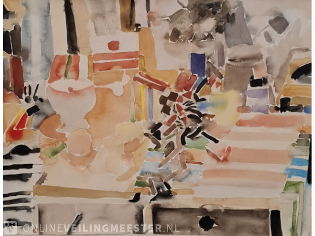 Afbeelding in lijst, jo van dreumel, stilleven, 1976 - afbeelding 1 van  9