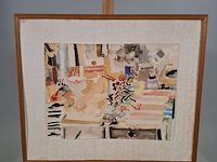 Afbeelding in lijst, jo van dreumel, stilleven, 1976 - afbeelding 2 van  9