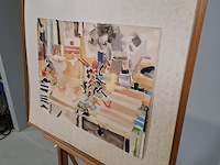 Afbeelding in lijst, jo van dreumel, stilleven, 1976 - afbeelding 4 van  9