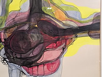 Afbeelding in lijst , l. lubbers, dreigende wolken - afbeelding 5 van  16