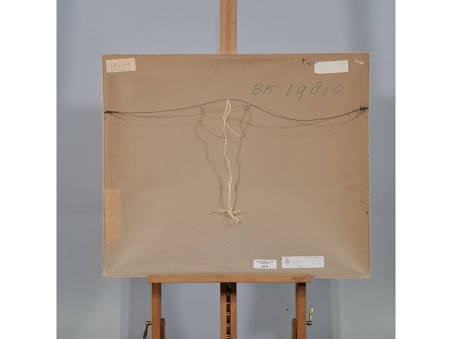 Afbeelding in lijst , l. lubbers, dreigende wolken - afbeelding 7 van  16