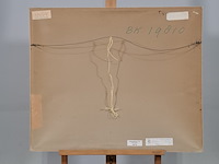 Afbeelding in lijst , l. lubbers, dreigende wolken - afbeelding 7 van  16