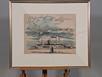 Afbeelding in lijst, langs het y - harde wind