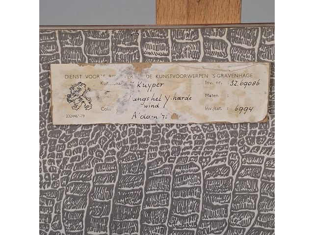 Afbeelding in lijst, langs het y - harde wind - afbeelding 15 van  16