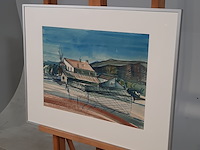 Afbeelding in lijst, leo collard, spaans dorp - afbeelding 3 van  8