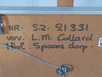 Afbeelding in lijst, leo collard, spaans dorp - afbeelding 8 van  8