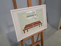 Afbeelding in lijst, leon wildenburg, vreemd spel, 1974 - afbeelding 2 van  9