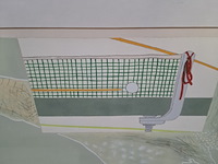 Afbeelding in lijst, leon wildenburg, vreemd spel, 1974 - afbeelding 4 van  9