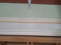 Afbeelding in lijst, leon wildenburg, vreemd spel, 1974 - afbeelding 6 van  9