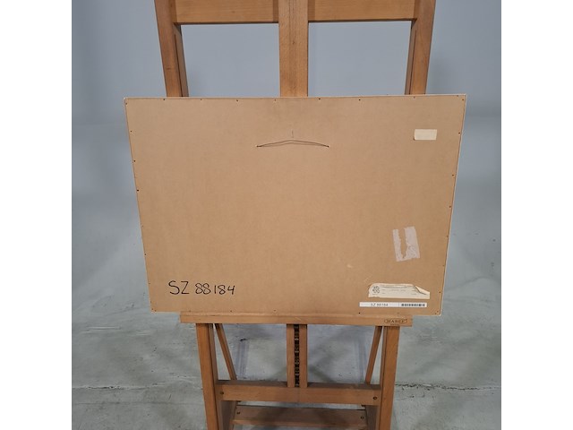 Afbeelding in lijst, leon wildenburg, vreemd spel, 1974 - afbeelding 8 van  9