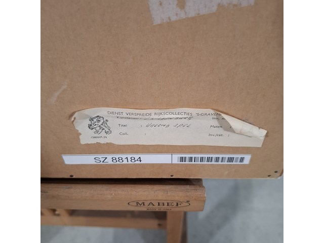 Afbeelding in lijst, leon wildenburg, vreemd spel, 1974 - afbeelding 9 van  9