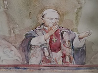 Afbeelding in lijst, lichtveld, paus, 1976 - afbeelding 4 van  7