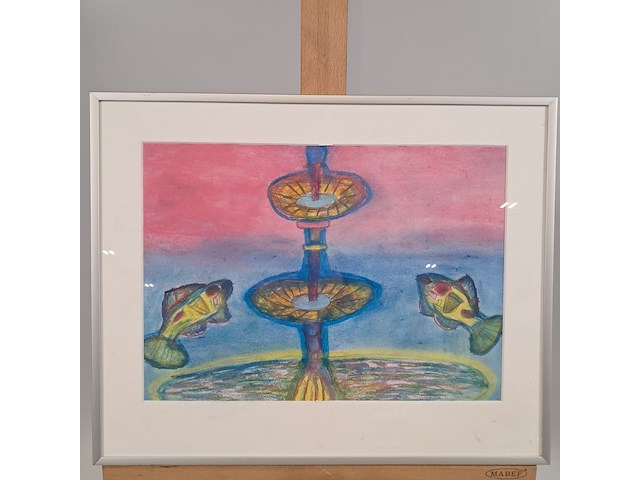 Afbeelding in lijst, m. van der pol - afbeelding 1 van  6