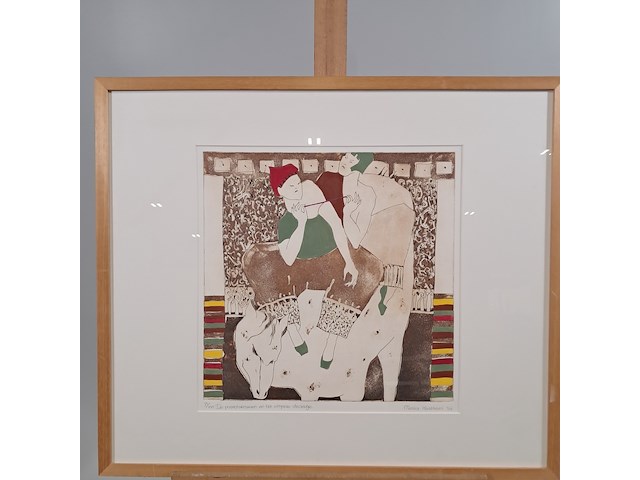 Afbeelding in lijst, maria karthaus, de paardvrouwen en het simpele draadje - afbeelding 1 van  8