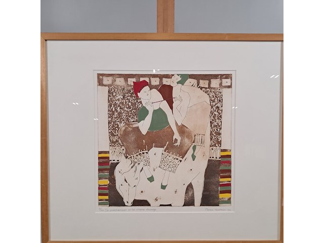 Afbeelding in lijst, maria karthaus, de paardvrouwen en het simpele draadje - afbeelding 2 van  8