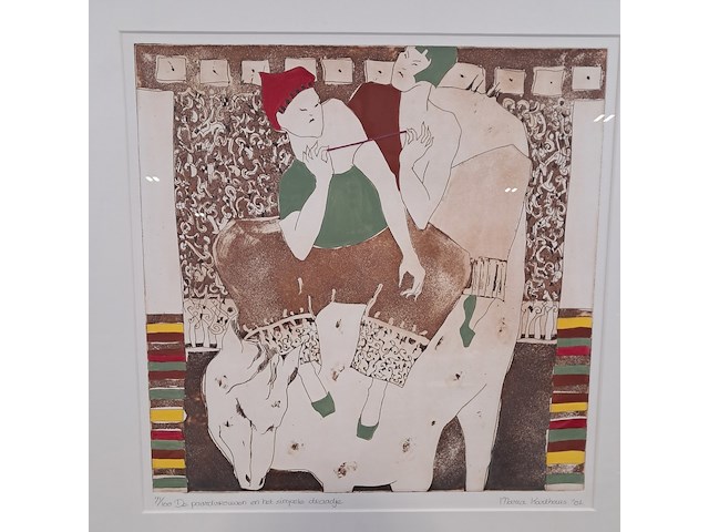 Afbeelding in lijst, maria karthaus, de paardvrouwen en het simpele draadje - afbeelding 3 van  8