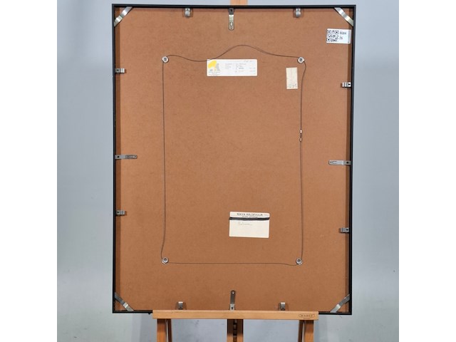 Afbeelding in lijst, maya wildevuur, ballonnen, 1990, gemengde techniek - afbeelding 6 van  7