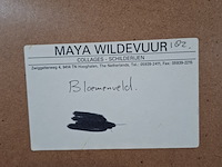 Afbeelding in lijst, maya wildevuur, bloemenveld - afbeelding 3 van  11