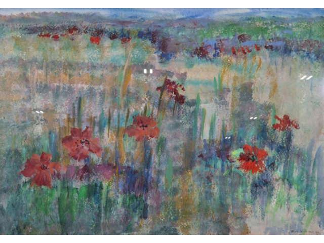 Afbeelding in lijst, maya wildevuur, bloemenveld - afbeelding 1 van  11