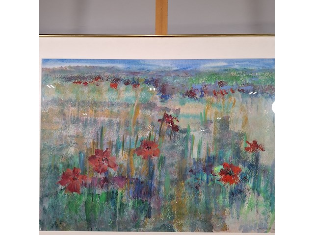 Afbeelding in lijst, maya wildevuur, bloemenveld - afbeelding 6 van  11