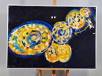 Afbeelding in lijst, maya wildevuur, compositie, 1988