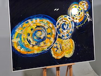 Afbeelding in lijst, maya wildevuur, compositie, 1988 - afbeelding 2 van  6