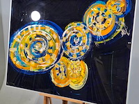 Afbeelding in lijst, maya wildevuur, compositie, 1988 - afbeelding 3 van  6