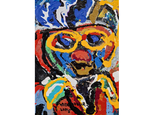 Afbeelding in lijst, maya wildevuur, gezicht - afbeelding 1 van  8