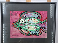 Afbeelding in lijst, maya wildevuur, vis klein 3, 1996 - afbeelding 4 van  11